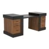 Noir Bentley Desk - Dark / Ebony Walnut -France and Son Store GDES194EBDW lg