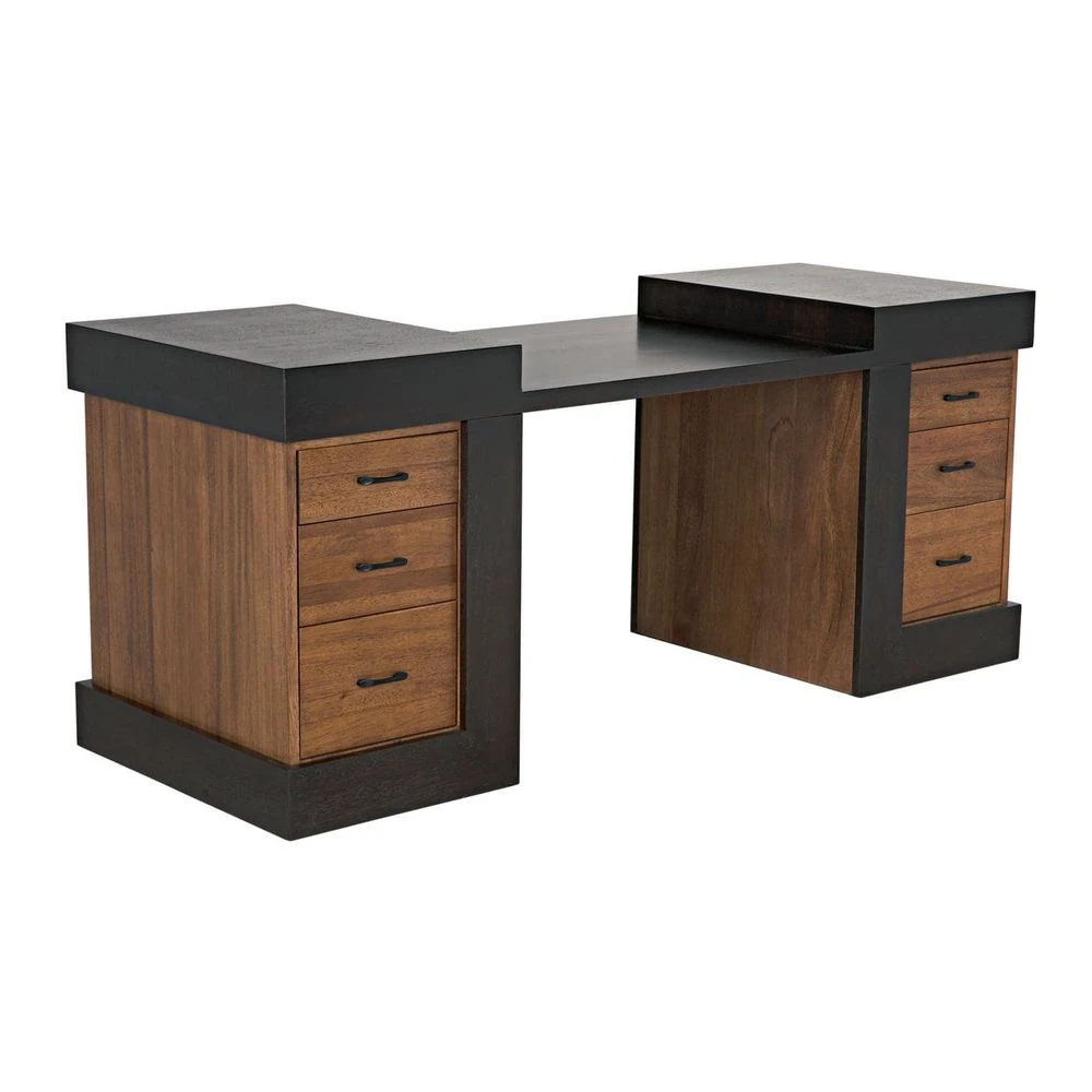 Noir Bentley Desk - Dark / Ebony Walnut 3 Noir Bentley Desk - Dark / Ebony Walnut
