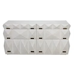 Noir Allegra Dresser - White