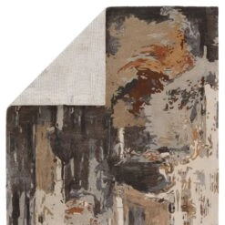 Aarav Handmade Abstract Brown/ Gray Area Rug (5'X8') -France and Son Store GES56 2 be8b9ea1 30c8 4f94 917c d8605aa9acf4