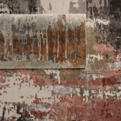 Freja Handmade Abstract Gray/ Bronze Area Rug (8'X11') -France and Son Store GES60 5 8b80dfb2 6294 45c9 8ddb e06ab6c77a95