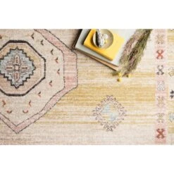 Magnolia Home By Joanna Gaines X Loloi Graham Antique Ivory / Multi 4'-0" X 6'-0" Accent Rug -France and Son Store GRAHGRA 04AIML 4 e9ecafc2 957a 48e4 b9ed ffb9550c17ef
