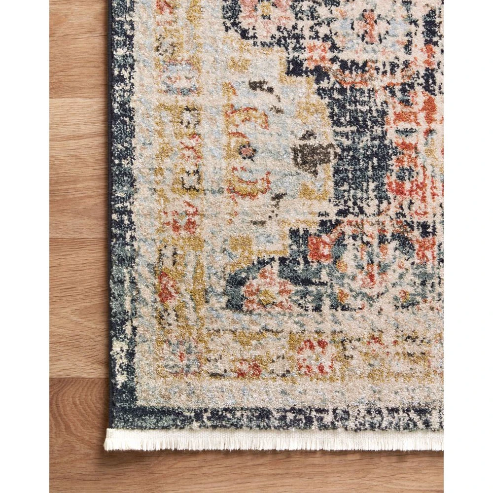 Magnolia Home By Joanna Gaines X Loloi Graham Blue / Multi 6'-7" X 9'-7" Area Rug 5 Magnolia Home By Joanna Gaines X Loloi Graham Blue / Multi 6'-7" X 9'-7" Area Rug - Image 3