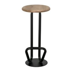 Noir Hook Bar Stool