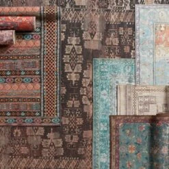 Rosenheim Lester + Auril Tribal Multicolor/ Orange Runner Rug (2'6"X10') -France and Son Store HBL01 6 6649bfcb 9035 466b badf 9b730190a684