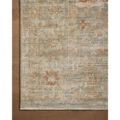 Loloi Heritage Aqua / Terracotta 2'-5" X 8' Runner -France and Son Store HERTHER 06AQTC 25 bdf658fd 0bcc 45c3 81e2 863a8ea3d35e