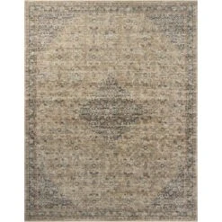 Loloi Heritage Sage / Navy 2'-5" X 8' Runner