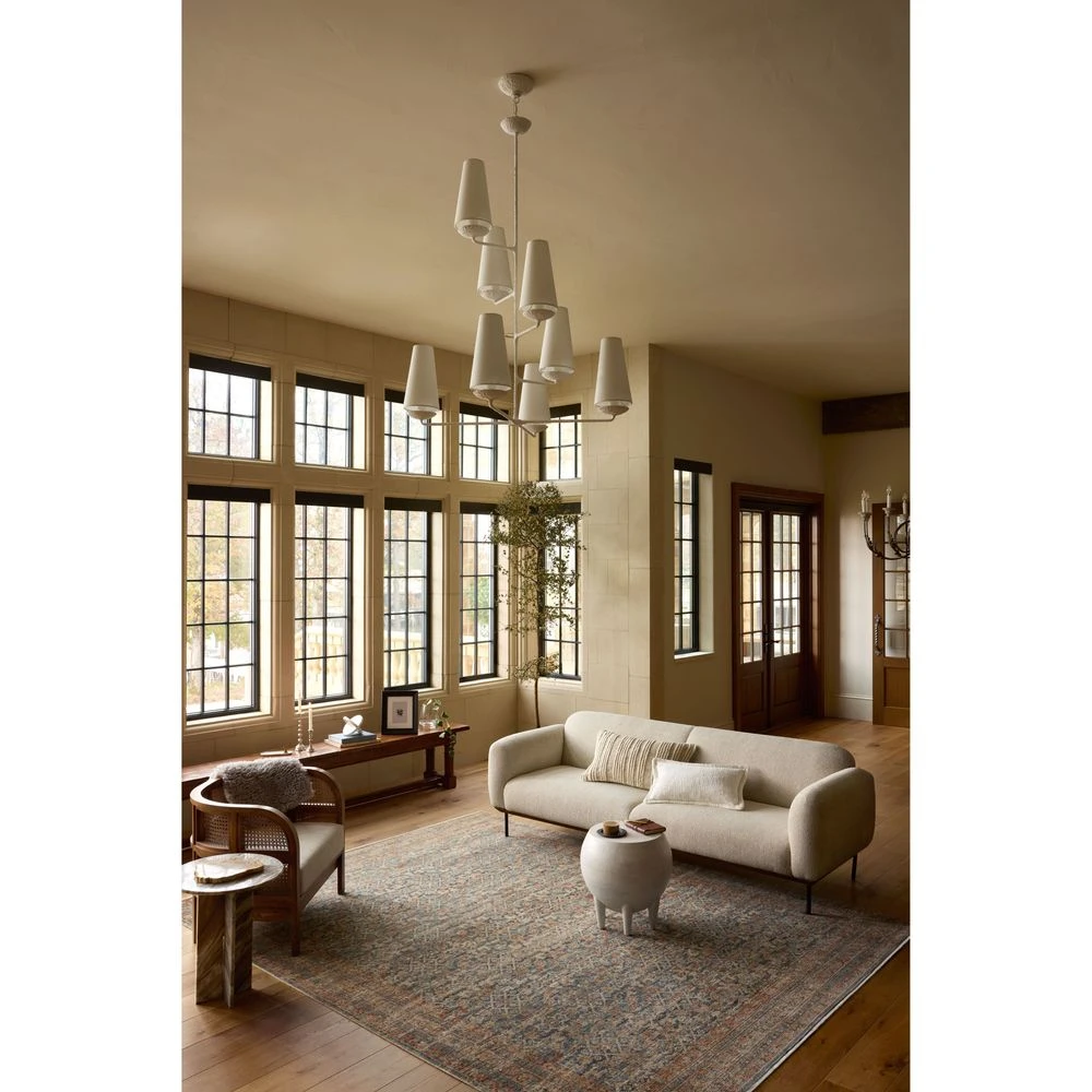 Loloi Heritage Blue / Rust 8'-0" X 10'-0" Area Rug 4 Loloi Heritage Blue / Rust 8'-0" X 10'-0" Area Rug - Image 2