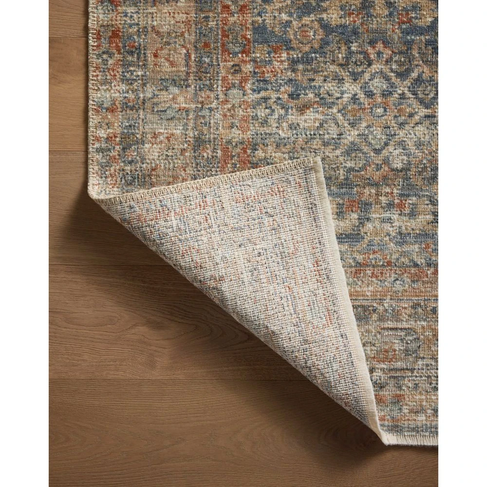 Loloi Heritage Blue / Rust 8'-0" X 10'-0" Area Rug 8 Loloi Heritage Blue / Rust 8'-0" X 10'-0" Area Rug - Image 6
