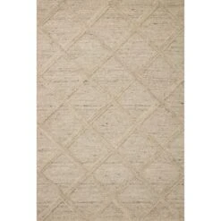 Magnolia Home By Joanna Gaines X Loloi Hunter Oatmeal 2'-6" X 7'-6" Runner Rug