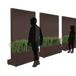 Movable Partition Wall With Liriope Planter -France and Son Store HY1632 BB Detail3 1200x1200 c5968da7 5bb3 4e54 99b7 bb00d4228c1e