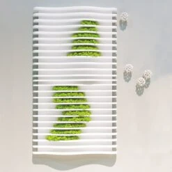 Drift Wall Art With Moss