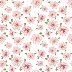 Honey & Hank Fifty States Hydrangea Wallpaper -France and Son Store Honey Hank 50StatesHydrangea Blush