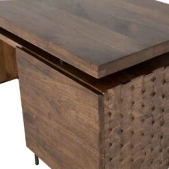 Michel Desk - Gunmetal 21 Michel Desk - Gunmetal -France and Son Store IFAL 040 DET 3