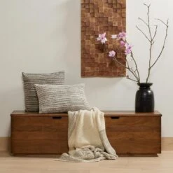 Marissa Trunk - Reclaimed Fruitwood -France and Son Store IHRM 156 HOV 1