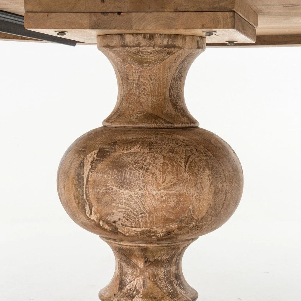 Ryan Round Dining Table - Whitewash 4 Ryan Round Dining Table - Whitewash - Image 2