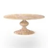 Ryan Round Dining Table - Whitewash