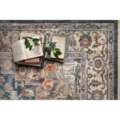 Magnolia Home By Joanna Gaines X Loloi Janey Indigo / Multi 10'-6" X 13'-9" Area Rug -France and Son Store JANYJAY 03INML 4 5f07d1a9 e977 448c b323 f60cd19d4cd2