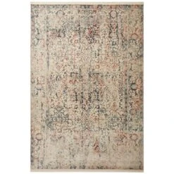 Magnolia Home By Joanna Gaines X Loloi Janey Ivory / Multi 2'-7" X 7'-8" Runner Rug