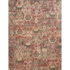 Loloi Javari Berry / Ivory 2'-6" X 12'-0" Runner Rug