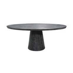 Jefferson - Oval Black Cerused Oak Dining Table -France and Son Store JEFFERSON BCO 41371.1735060470 3ec147e5 9aa8 4138 8cd7 d2fcf3353674