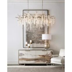 Set Of Three Crystal And Antique Brass Candleholders - Gold -France and Son Store JRA 10590S3 8 aa919256 4999 4c0e 8b30 30c0090bf34b