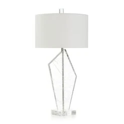 Monolith Table Lamp - Clear, Silver -France and Son Store JRL 10640 2 319e5644 b858 483c 843f 69c58343a688
