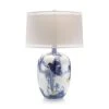 Ellington Asian Gardens Table Lamp - Blue - Porcelain -France and Son Store JRL 8854 dbc2f774 bbeb 465f aec2 1e073f1a80d0