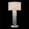 Flowing Crystal Waterfall Table Lamp - White -France and Son Store JRL 9395 48615559 c83d 477a b38f 2ab56ebec7b6