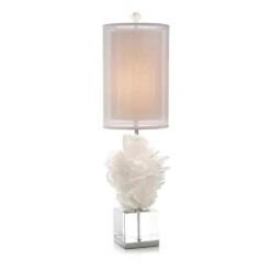 Selene Table Lamp - Grey,Silver,White
