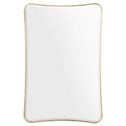 Logan Mirror In Gold - Mirror,Silver