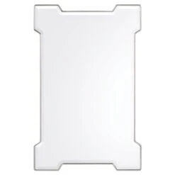 Ornate Mirror - Silver