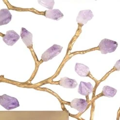 Budding Amethyst Mirror - Brass -France and Son Store JRM 1057 10 13a6cc5c 8f6f 4152 aee3 e3cac15beeef