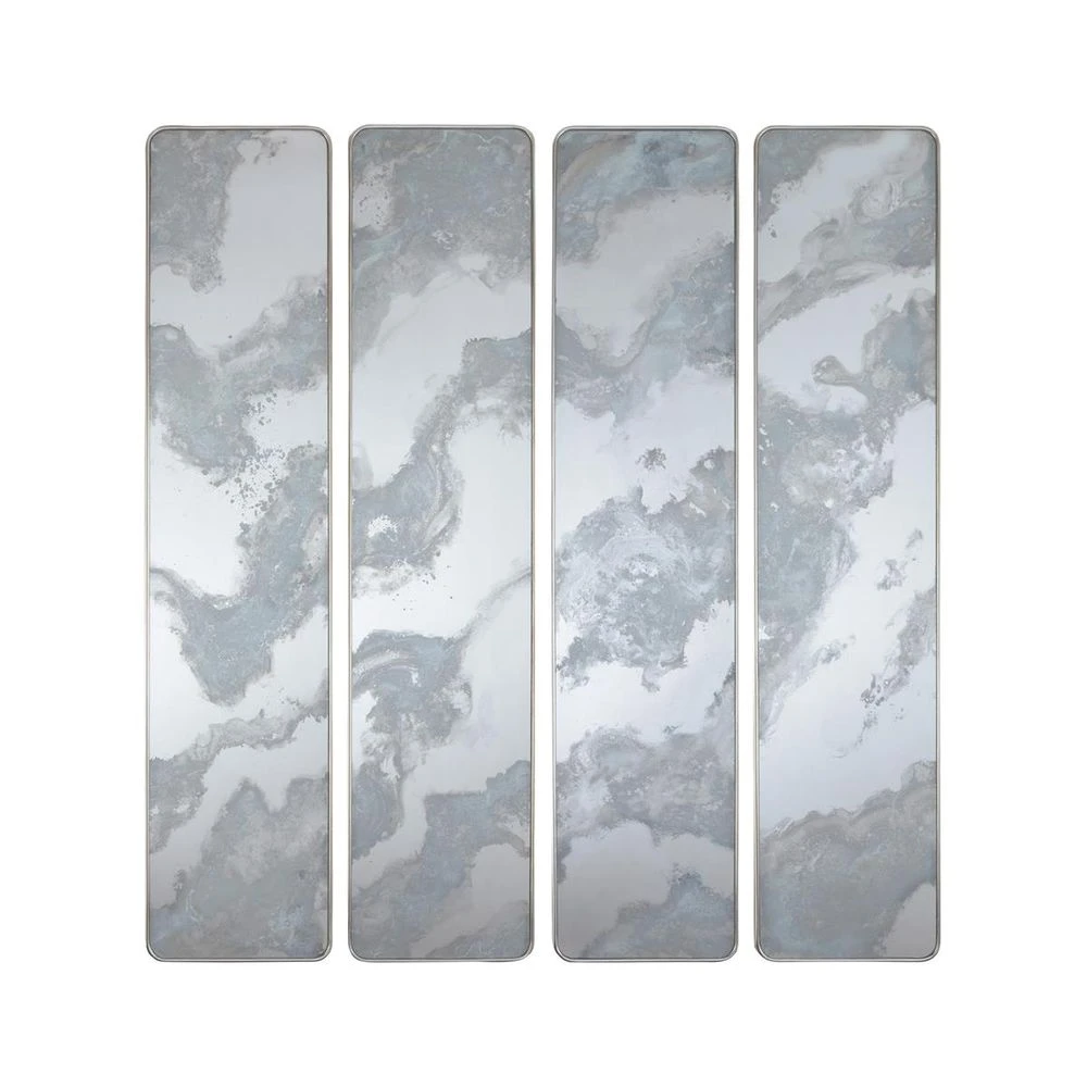 Marne Mirror Panels (Set Of Four) - Mirror,Silver 3 Marne Mirror Panels (Set Of Four) - Mirror,Silver