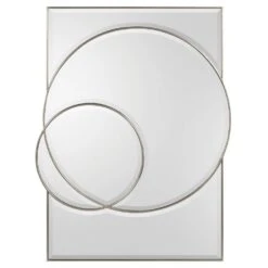 Equinox Mirror In Pewter Silver - Silver