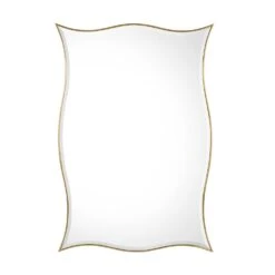 Gold Onda Mirror - Gold