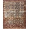 Magnolia Home By Joanna Gaines X Loloi Kennedy Denim / Brick 5'-0" X 7'-9" Area Rug -France and Son Store KENNKEN 05DEBK bb09d7d7 b819 4ed0 aa39 ab2f00aa684a