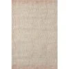 Loloi Kenzie Ivory / Blush 2'-3" X 3'-9" Accent Rug -France and Son Store KENZKNZ 01IVBH