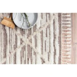Loloi Khalid Ivory / Taupe 9'-6" X 13'-6" Area Rug -France and Son Store KHALKF 07IVTA 4 c61cf585 525d 4fcb 9e55 234135bc91a3