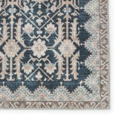 Cypress Dalia Trellis Dark Blue/ Tan Area Rug (9'X12') -France and Son Store KNC07 3 3740a730 e053 4c08 8522 ded9111b577f