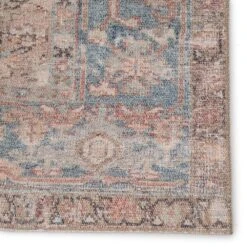Zeraphis Medallion Blue/ Beige Runner Rug (2'6"X7'6") -France and Son Store KND05 3