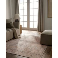 Anastasia Performance Washable Trellis Brown/Tan Runner Rug (3'9"X8' RNR) -France and Son Store KND20 LS2 6b3c984c 33e8 471c 82e9 c1c4d61dc130