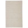 Kingsley Handmade Solid White/ Beige Area Rug (9'X13') -France and Son Store KT03 9797459b e24e 473c 903c 48d41c47c41a