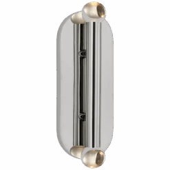 Beauvais Large Vanity Sconce - Polished Nickel With Clear Glass