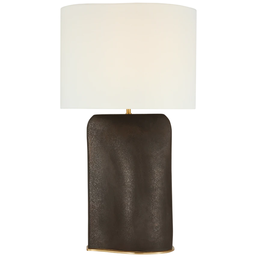 Kingsley Extra Large Sculpted Form Table Lamp - Stained Black 3 Kingsley Extra Large Sculpted Form Table Lamp - Stained Black