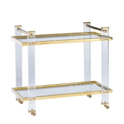 Kent Acrylic Bar Cart -France and Son Store LA23350 01