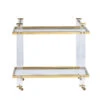 Kent Acrylic Bar Cart -France and Son Store LA23350 01 Front