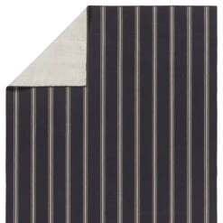 Cadence Butera Memento Handmade Striped Navy/ Ivory Area Rug (8'X10') -France and Son Store LAG04 2 4fa4af47 908f 4639 910f 0955dc249baf