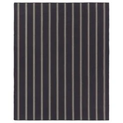 Cadence Butera Memento Handmade Striped Navy/ Ivory Area Rug (6'X9')