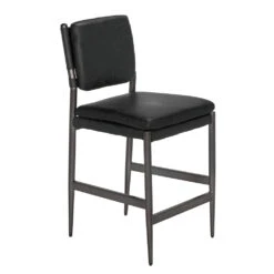 Noir Wooster Counter Chair